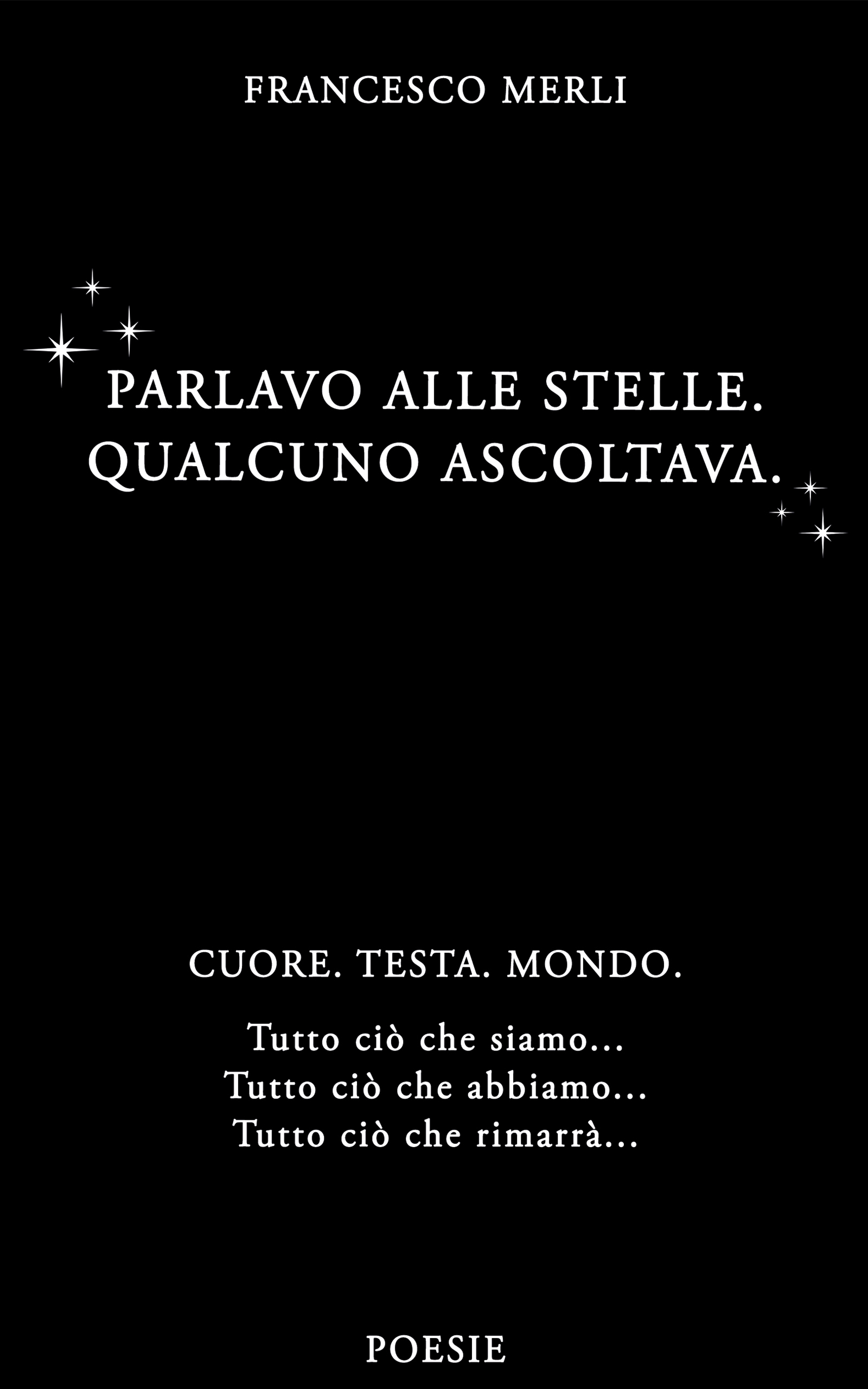 francesco merli attore scrittore_poesie_parlavo alle stelle qualcuno ascoltava_ the soul factory_ roma